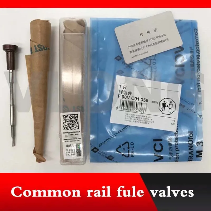 

Комплект клапанов форсунки дизельного топлива F00VC0 1355, клапан управления общей топливной магистралью F00VC01355 FOOVC01355 F OOV C01 355, форсунка Bosch, 4 шт.