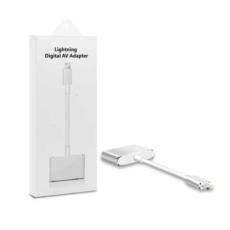 Для Lightning Port To HDMI AV адаптер кабель цифровой HDTV TV HD 1080P экран дисплей ключ конвертер