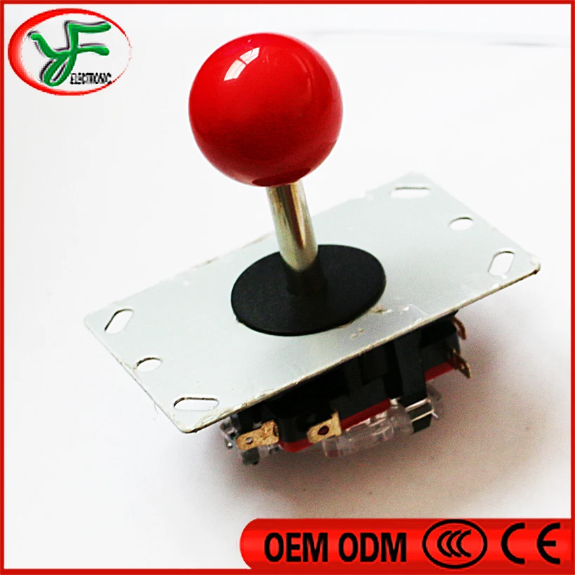 Бесплатная доставка джойстик Sanwa Red Ball 4/8 Way запасные части для аркадных игр сделай