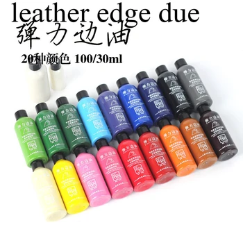 

20 colors chosing 30ml colorful paint Leather edge oil edge dye Highlights edge oil