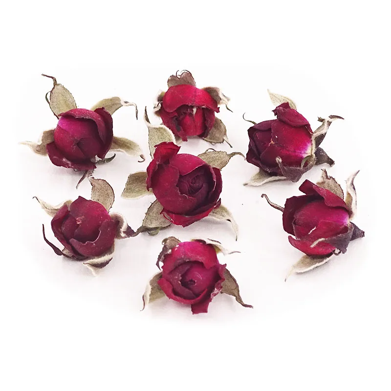 Новинка, натуральный сушенный красивый цветок розы, бутон розы, подарок для девушек и женщин, свадебное украшение, ручная работа, украшение для дома, 20 г
