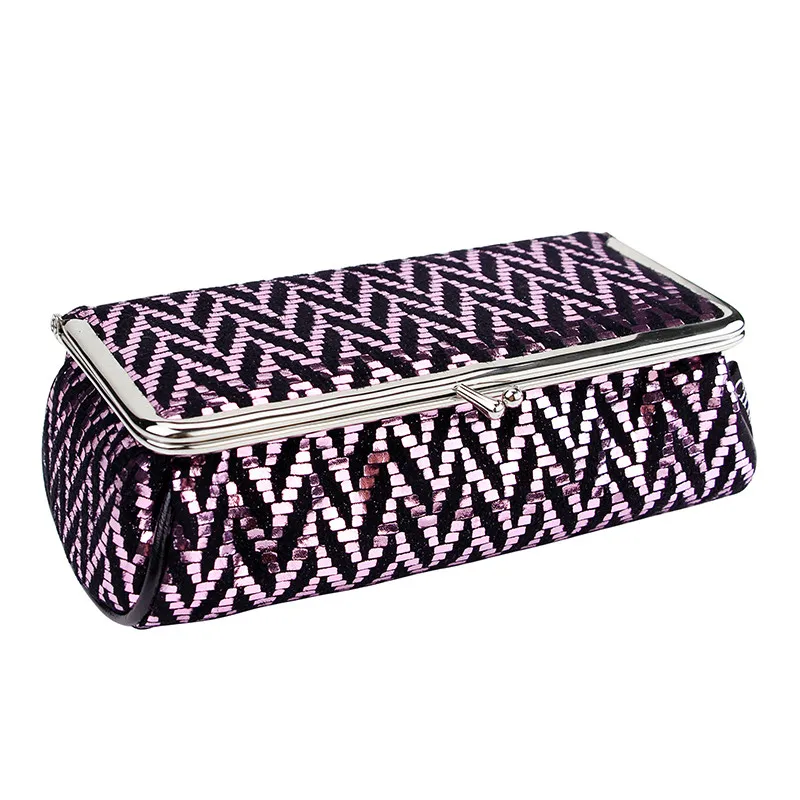 

New Arrival Women Pretty Makeup Bag With Mirror Portable Lipstick Cosmetic Bag Simple Makeup Organizer Toolbox Brush StorageCase