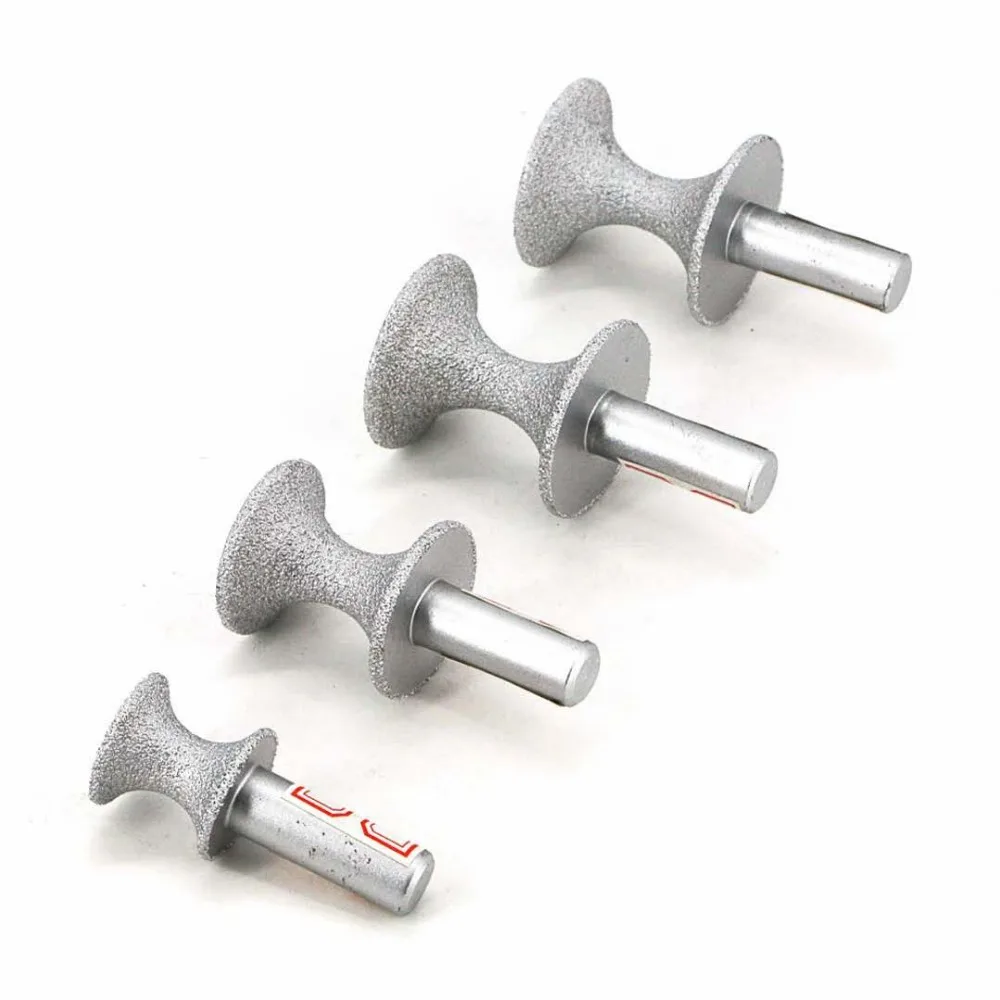 Brazed diamond semicircular stone trimming wheel (10)