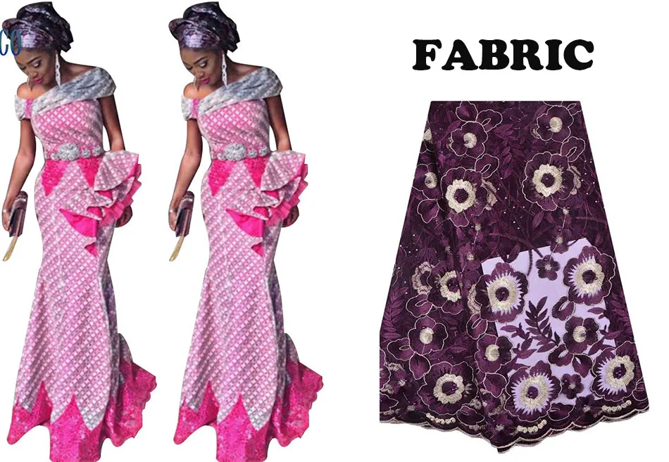 Африканская традиционная одежда Кружева соединяет Длинные платья Африки. Платья базин африканец вышитые печати платья для женщин XG093 - Цвет: 10