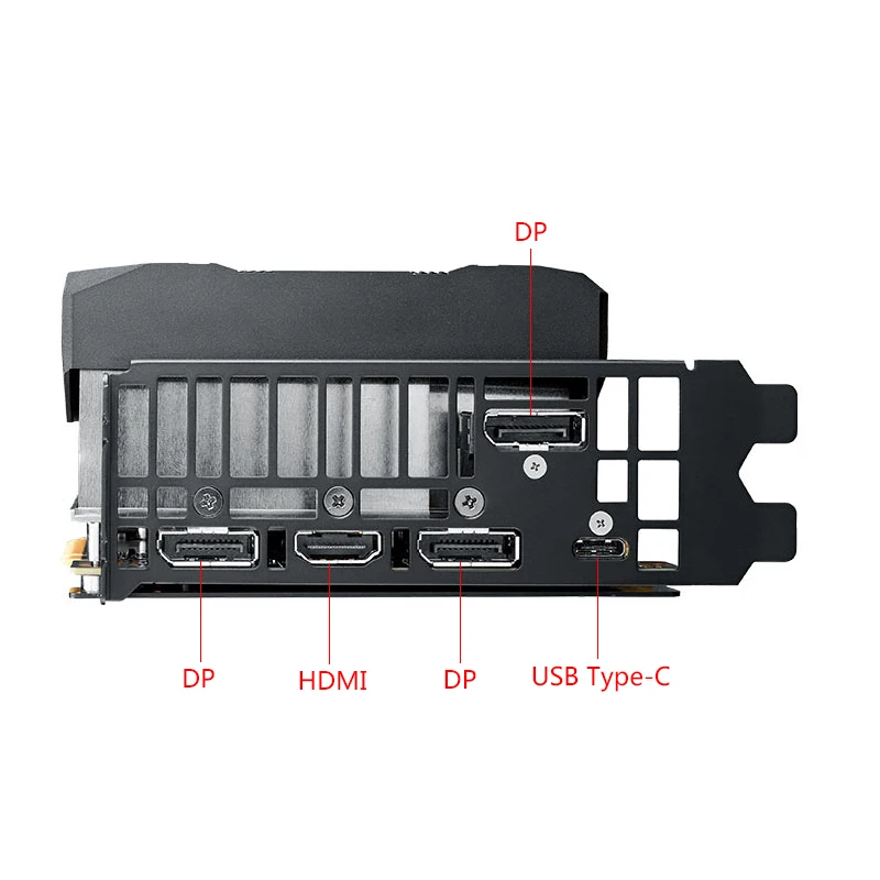  ASUS DUAL-RTX2080-8G Turing Architecture Desktop Game Graphics Card GDDR6 Support 4 screen output