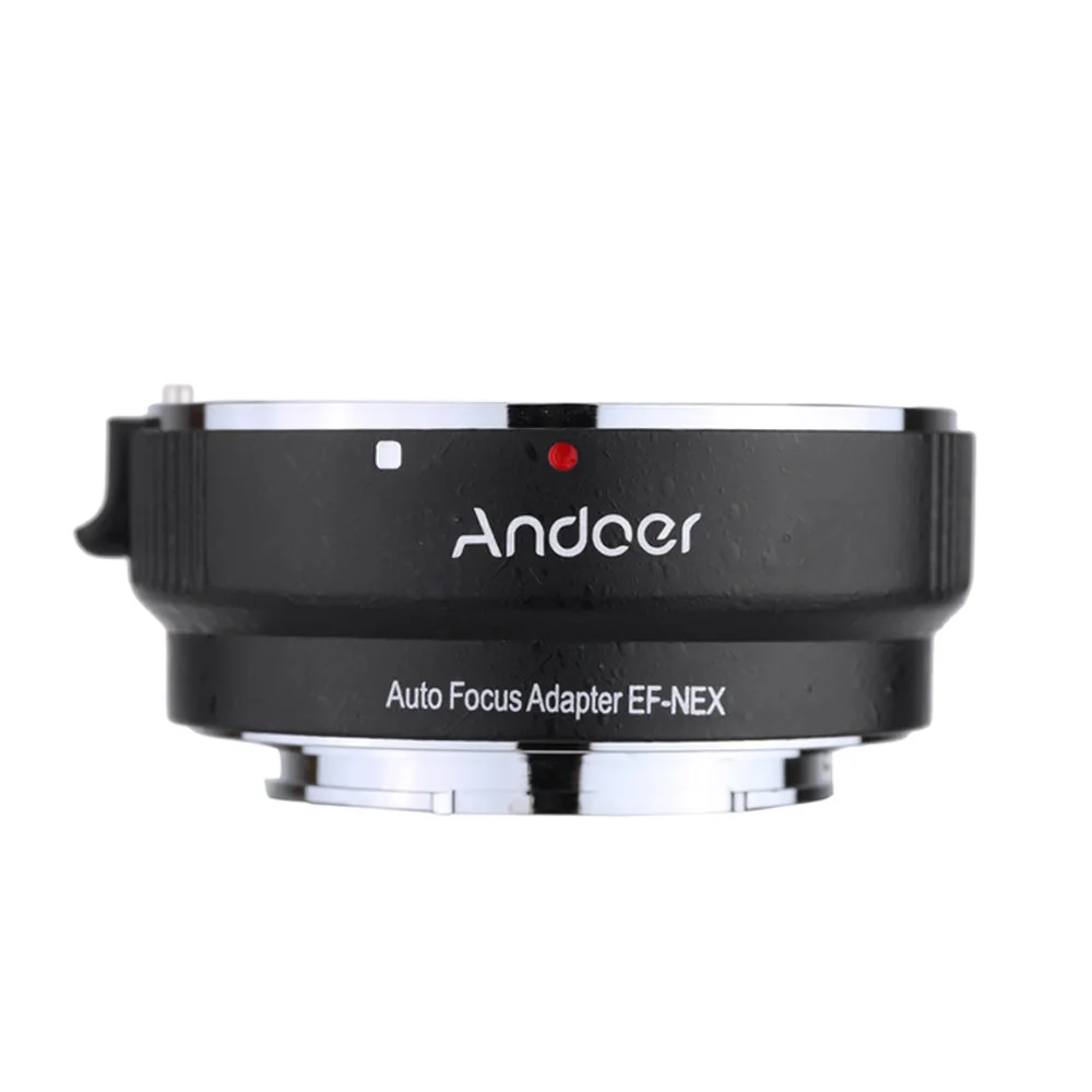 

Andoer EF-NEXII Auto Focus AF Lens Adapter Ring Anti-Shake for Canon EF EF-S Lens to use for Sony NEX E Mount Camera Full Frame