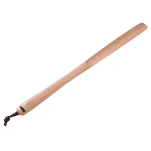 Durable Shoe Horn Portable Long Handle For Boots Removal Easy Carry Home Aid Tool Wooden Practical Accessories Lifter Hotel