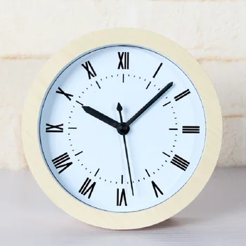 

Muted imitation wood home decor reloj despertador al fajr clock watches quartz digital automobile clock retro watch plastic
