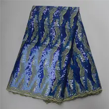 Французская кружевная ткань с блестками высококачественные блестки вышитая на фабрике тюль ткань для платья 5 ярдов/партия 30