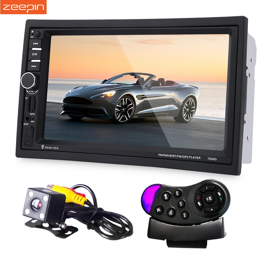 7 De Mp5 Bluetooth Din 7020g Tactile Hd Pouce 2 Lecteur Voiture dxQWCorBe