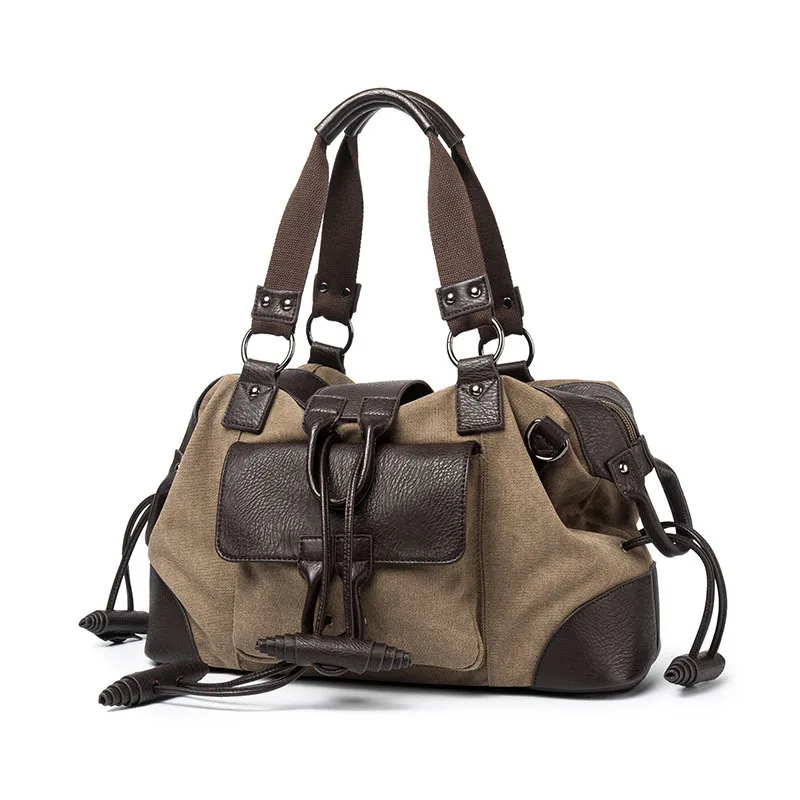 Extra Large Men's Canvas Tote Bag Literacy Basics