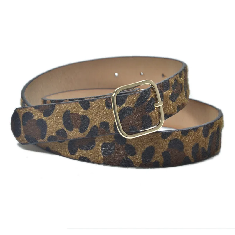 

Fashion Leopard Print Women Belts Suede Wide Belt Decorative Pin Buckle Waistband High Quality Female Jeans Belt Punk Wholesale