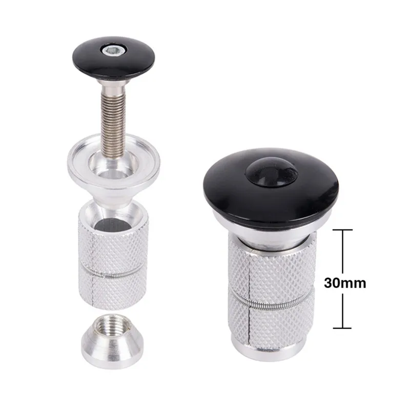 Bike Fork Steerer Headset Expander Plug Compression Compressor Adjuster Top Cap Plug Adjustable Locking Bike Expansion Screw