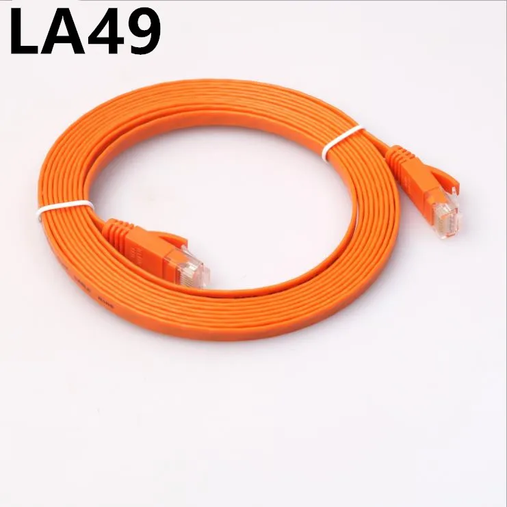 

6 types of gigabit flat finished wire mesh pure copper computer network cat6 flat jumper