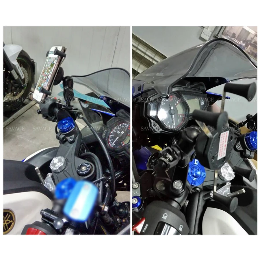 GPS навигационный кронштейн для SUZUKI GSF 650N/1250 BANDIT DRZ 400 S/400SM GW250/F GSX S 750/1000 GSR600 GS750