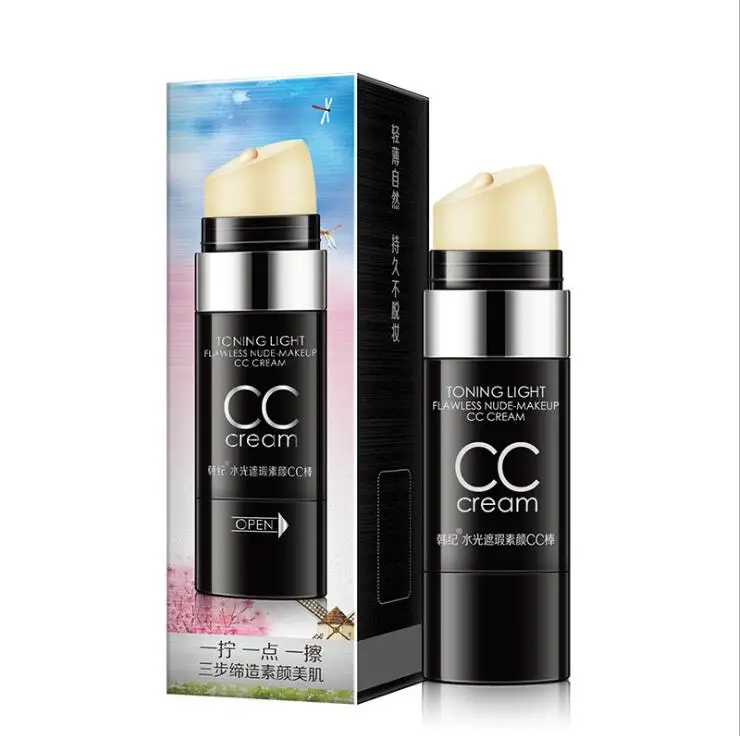 

CC Concealer Sticks Water Light Face Concealer WaterProof Air Cushion CC Cream Nature Facial Makeup Foundation Hankey 30g