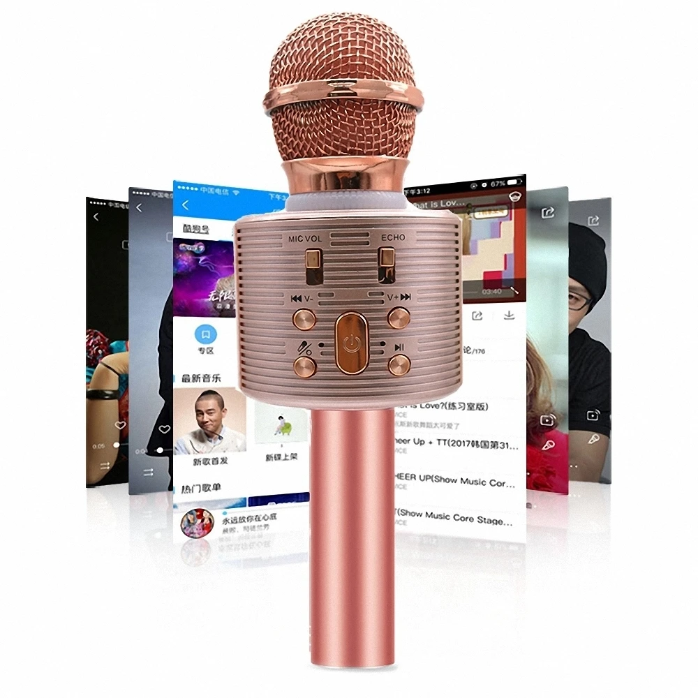 wireless microphone hifi speaker v6