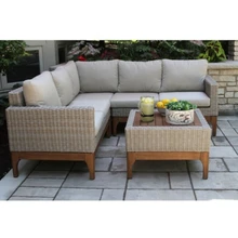 Горячая садовая мебель бистро комплекты кресел элегантный ротанговый диван