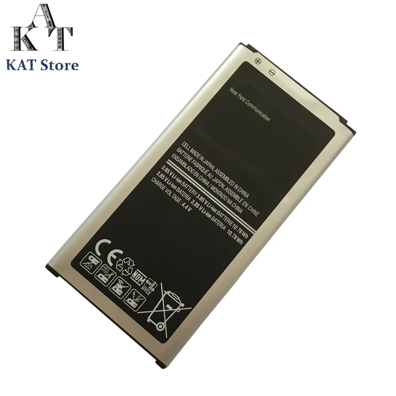 

Phone Battery With NFC For Samsung Galaxy S5 i9600 SM-G900T G900F G9006 G9008 Batteries EB-BG900BBU Rechargeable Accumulator