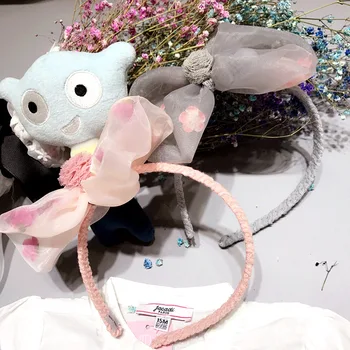 

Korea Girls Flower Ornaments Hair Accessories Tire Headdress Children Baby Hair Hoop Baby Princess Head Hoop