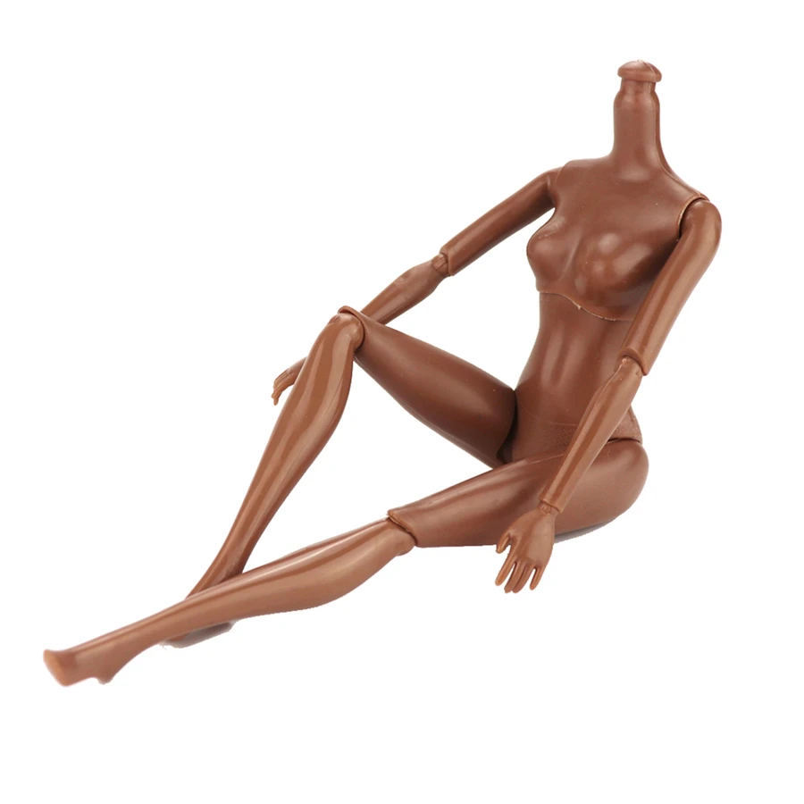 Jimusuhutu) Новинка, 11 дюймов, американская кукла, черная и коричневая, Обнаженная кукла, тело и голова, сделай сам, суставы, африканская кукла, аксессуары, подарок для девочки