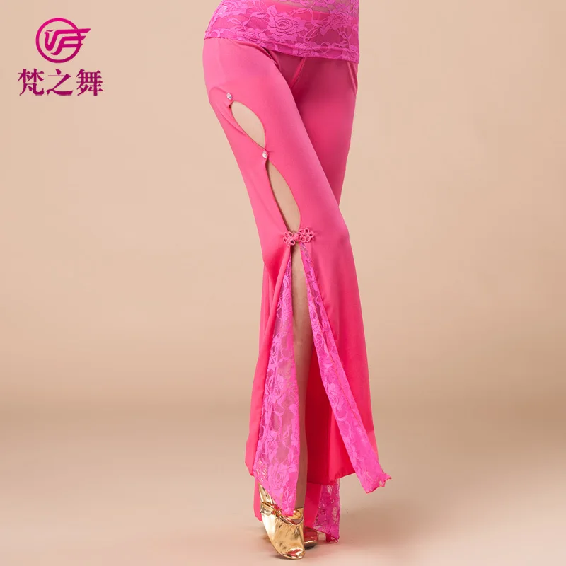 Indian belly dance pants crystal cotton Belly dance costume lace belly