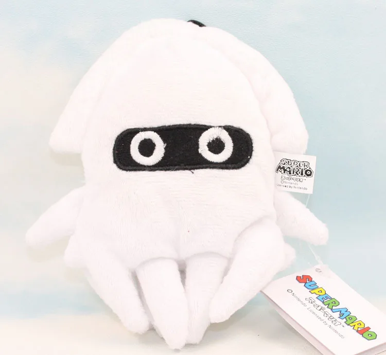 

New Nintendo Super Mario Plush Toys 15cm Blooper Squid Soft Stuffed Toys Figure Plush Toy Octopus for Children Gifts