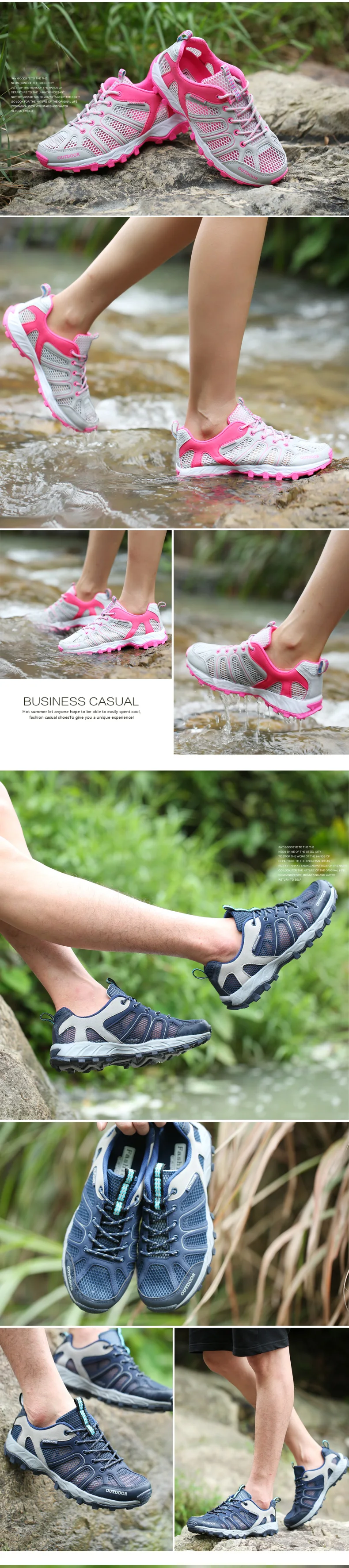 BD-6110 Men and women outdoor climbing breathable couple shoes (4)
