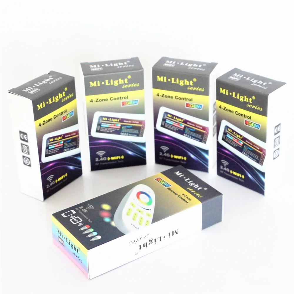 Mi Light DC12 24V 4 зоны 2 4G РЧ с регулируемой яркостью беспроводной пульт дистанционного