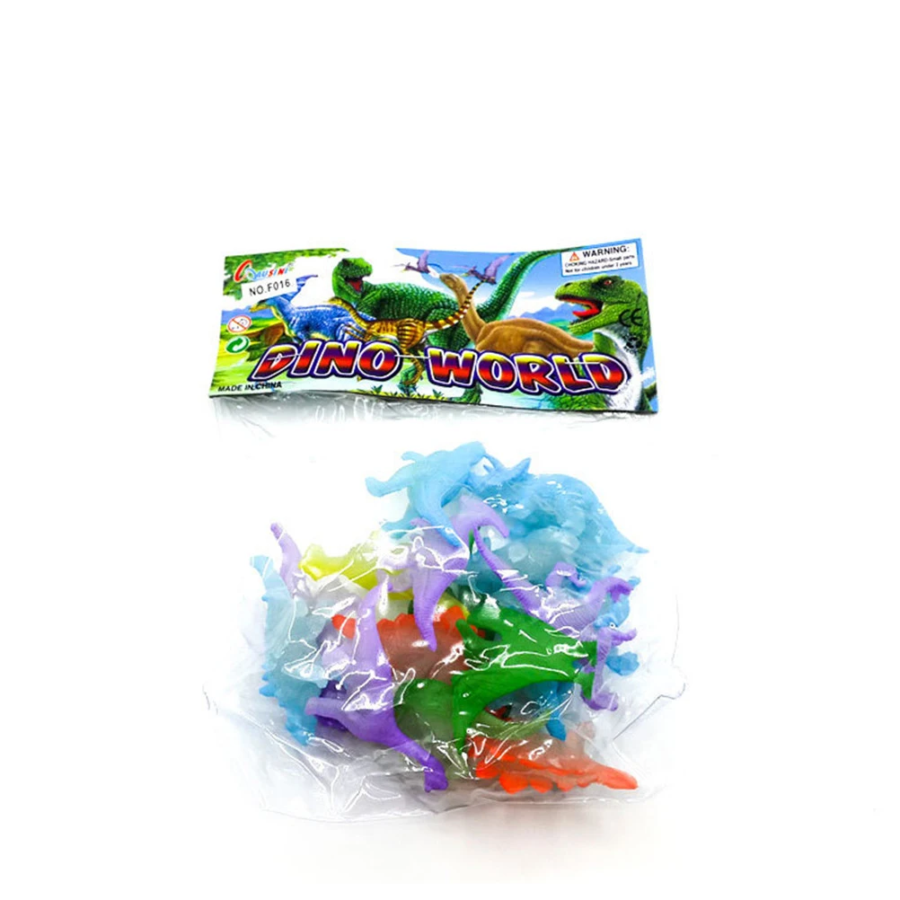 Super funny 10pcs Kids Glow In The Dark Dinosaurs Action Figures Toys Mini luminous Jurassic Noctilucent Dinosaur Toys