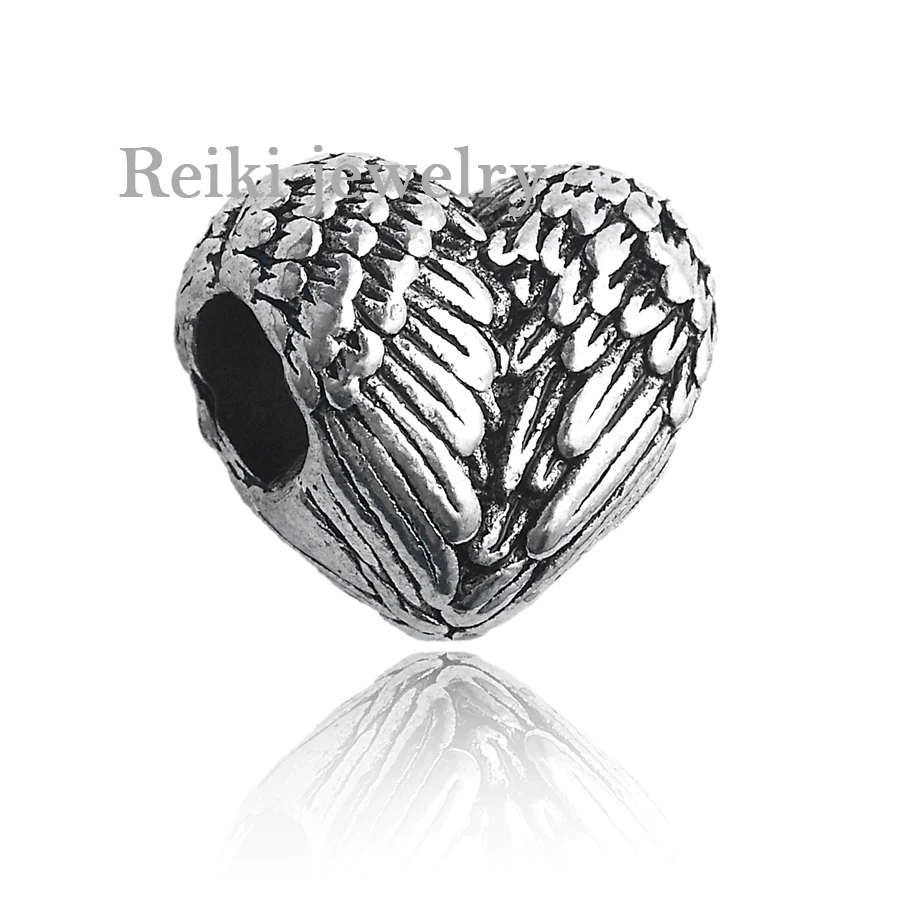 Женская подвеска Шарм ангельские крылья|beads fit|bracelet charm fitbeads angel wings |