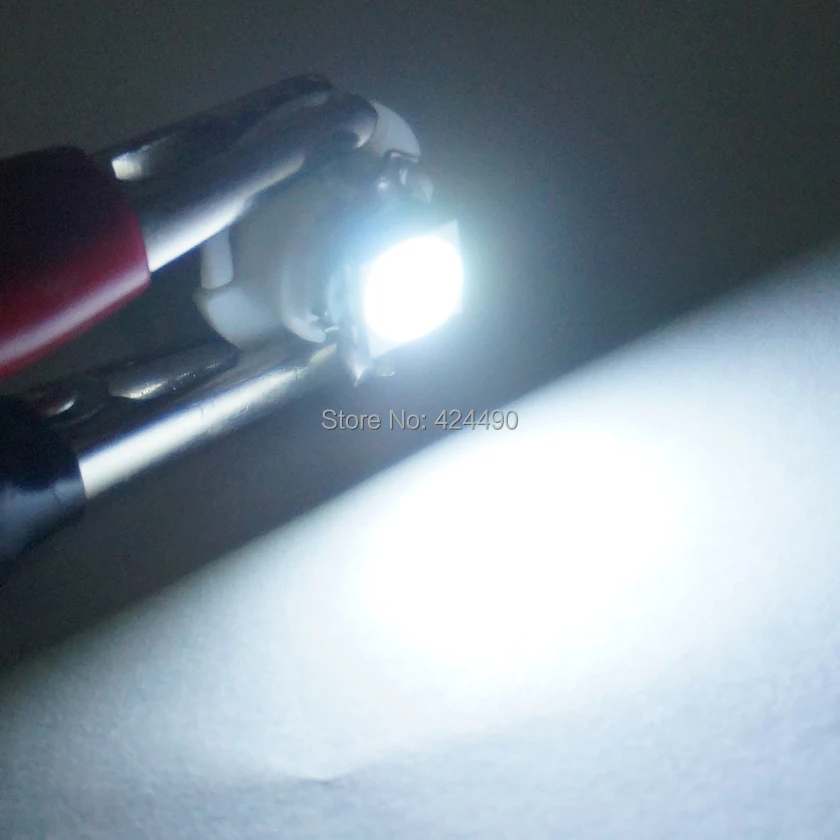AORUNYEBAO 50x Led t5 b8.4 B8.4D 5050 smd 1 светодиодный автоматический Клин Светодиодный
