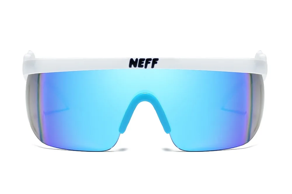 NEFF Sunglasses Sport Windproof Sun glasses Reflective man Brand Designer Coating Mirror 2 Piece Lense Gafas De Sol De Shades UV