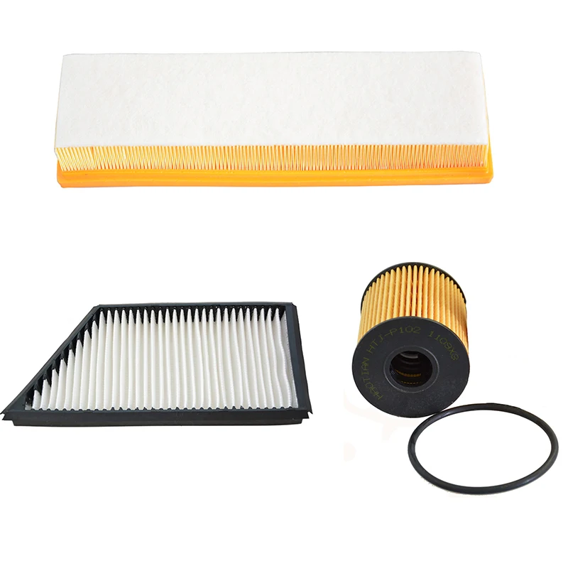 

Car Engine Air Filter Cabin Filter Oil Filter For Peugeot 206 207 207 Cross Citroen C2 C2 Cross 1444G9 6447.AZ 1109X3