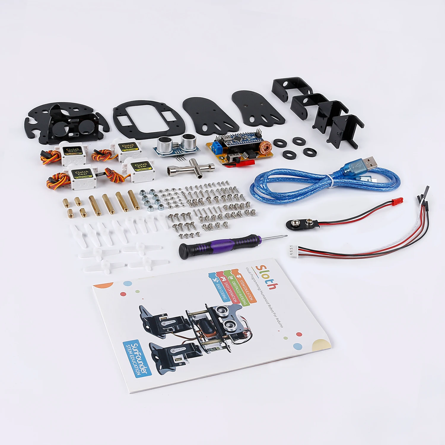 SunFounder Smart Programmable Dancing DIY Robot for Arduino Kids and Adults