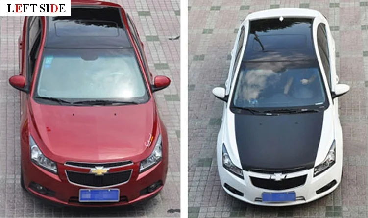 

LEFT SIDE Funny Car Stickers Personality Striped Car Styling Simulation Panoramic Sky Film Roof Membrane Waterproof Doesn't Fade
