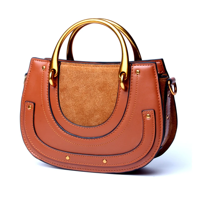Nevenka Geniune Leather Shoulder Bag Female Saddle Bag Ladies Vintage Crossbody Bag 08