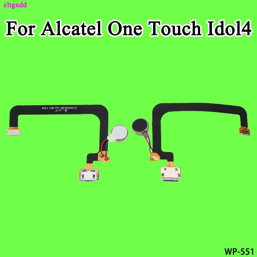 Гибкий USB кабель cltgxdd для док станции Alcatel One Touch Idol 4 Idol4 порт зарядного устройства с
