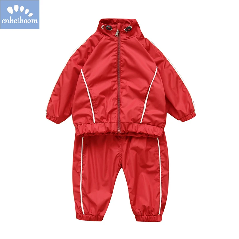 2018 autumn baby boy sport suits clothes sets long sleeve red black