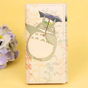 

Top Quality New Arrival Cartoon Printing Long Wallets Box Carteira Feminina Totoro Coin Purse Girls Phone Pocket Clutch Bag