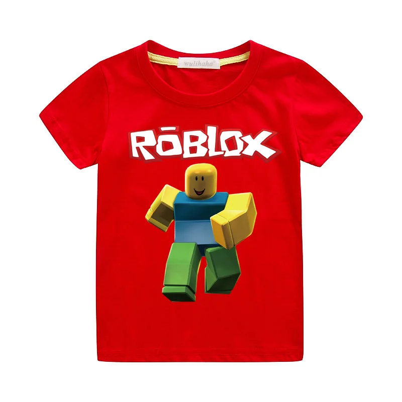 

Roblox Game T-shirts Boys Girl Clothing Kids Summer 3D Funny Print Tshirts Costume Children Short Sleeve Clothes For Baby ZA050