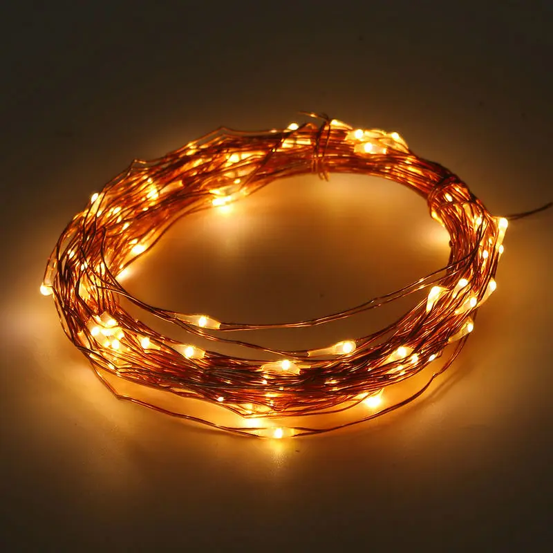 

Solar powered 10M 100LED Copper Wire LED String Fairy Light vine lamp Garden Xmas Christmas Wedding party home outdoor DIY Decor