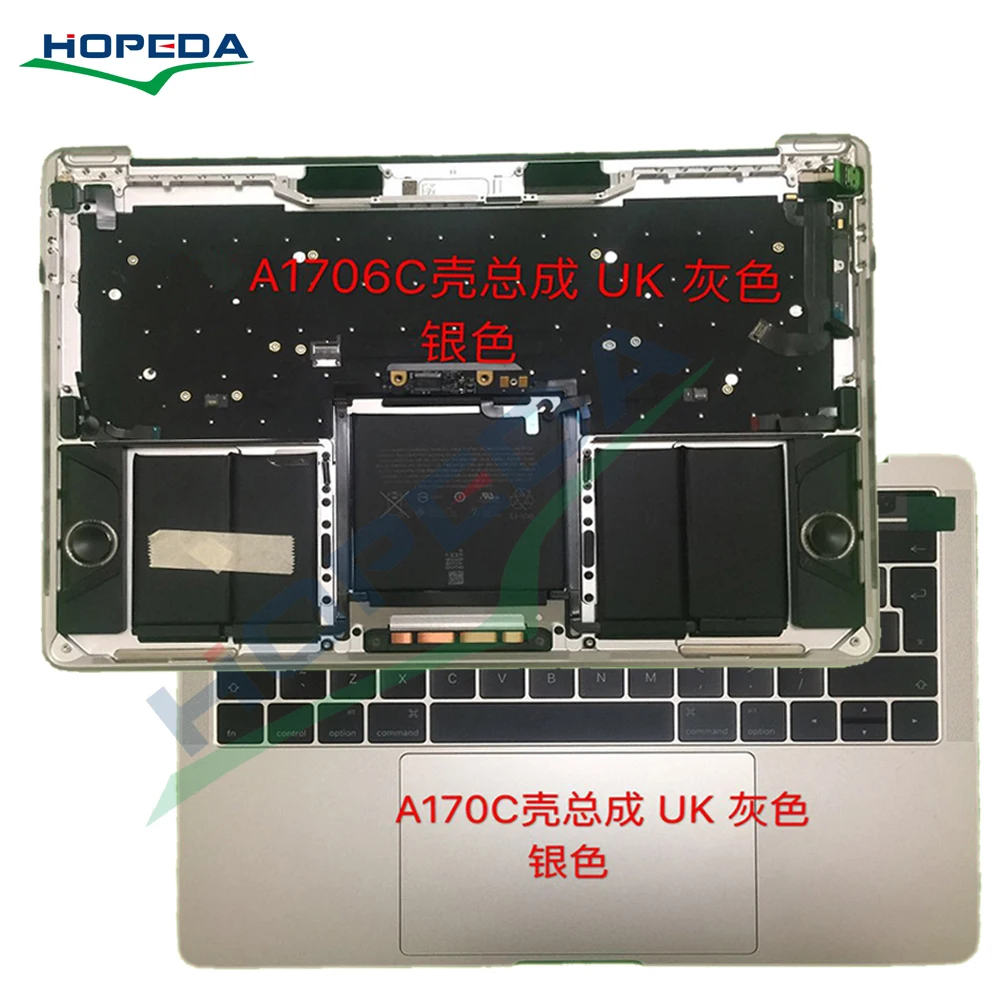 Original For Apple Macbook Pro 13'' A1706 Top Case PalmRest With