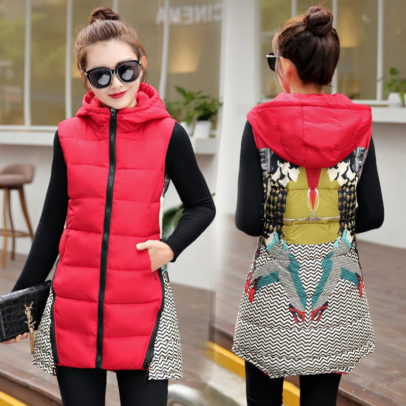 Short Front Long Back Autumn Winter Women Vest Waistcoat