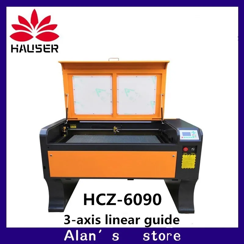3-axis linear guide co2 laser engraver 100w 6090 laser engraving machine 220v/110v laser cutter machine CNC engraving machine