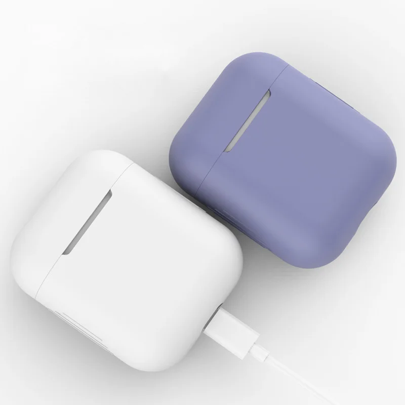 أبل AirPods سيليكون حقيبة للتخزين الجيل العالمي قطرة واقية شحن تخزين صناديق حالة السليم
