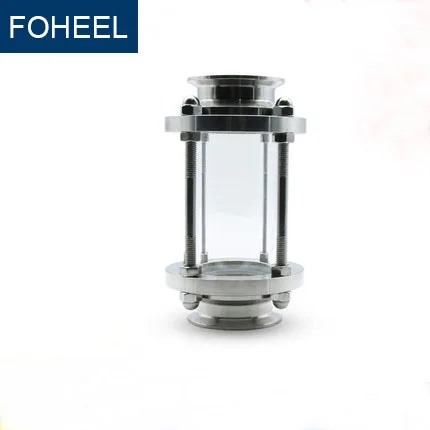 

Hygienic Pipeline Joint Fast-Fixed Hoop Clamp Visual Mirror 304 Stainless Steel FRP Flange Internal Visual Mirror