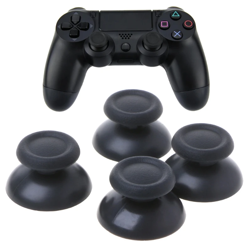 1 Набор/10 шт пластик черный аналоговый Thumbstick Thumb Stick Замена для playstation 4 PS4 Pro контроллер Высокое качество Thumbstick cap