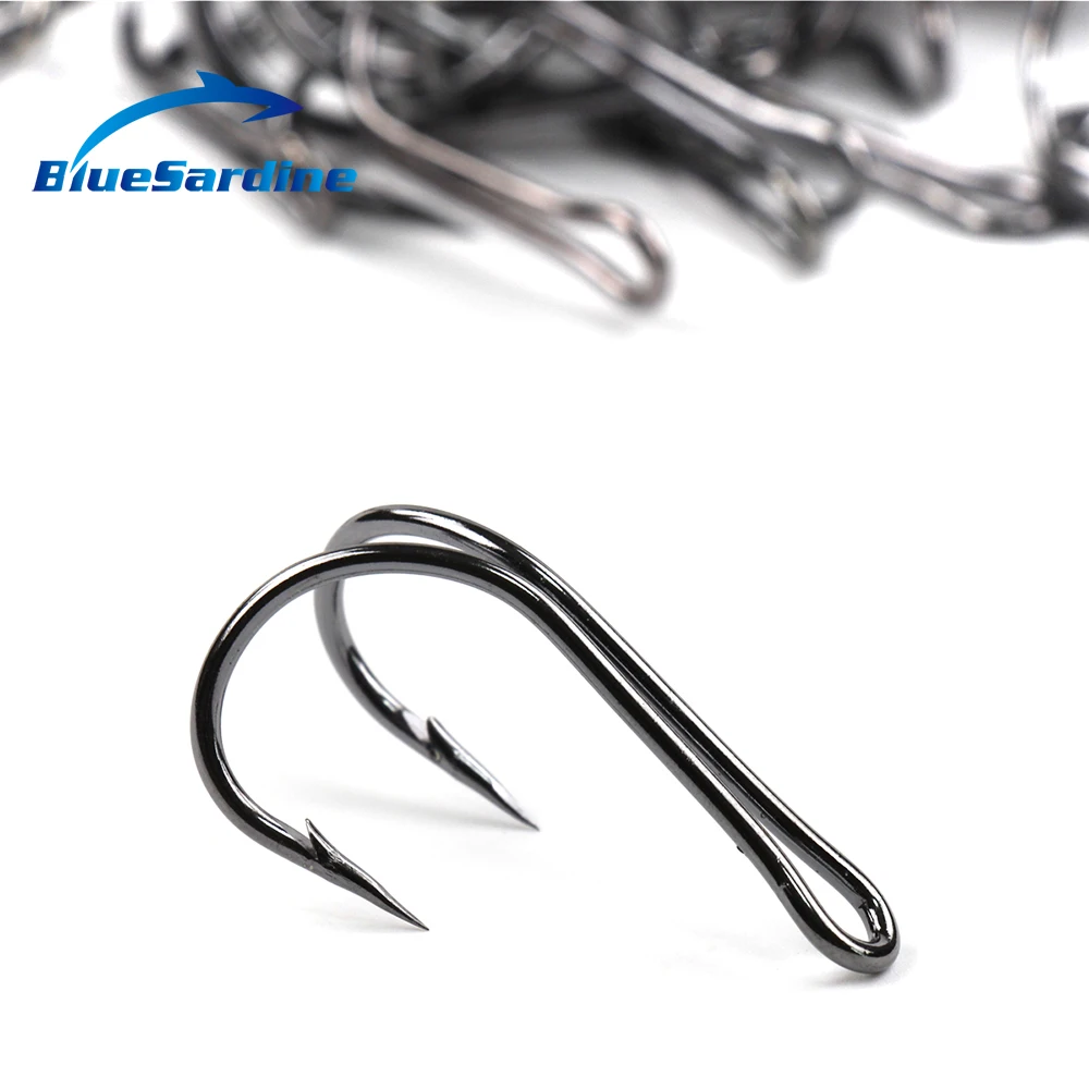 Buy BlueSardine 50PCS Double Fishing Hooks Sea Frog
