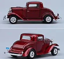High simulation 1932 Ford coupe model car,1:24 Advanced alloy toy car ,4 open the door retro collection model,free shipping